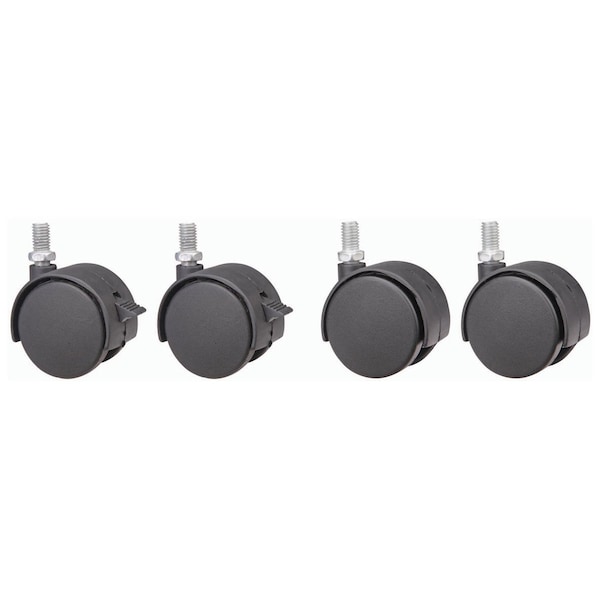 Global Industrial 2 Caster Kit For Pedestal File, 4PK 248991 - main